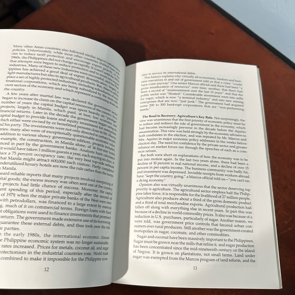 Asian Agenda Report 4 The Philippines Facing the Future 1986 Asia Society Report - Picture 11 of 14